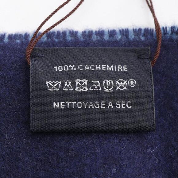 HERMES Blue Scarf - Picture 4 of 6